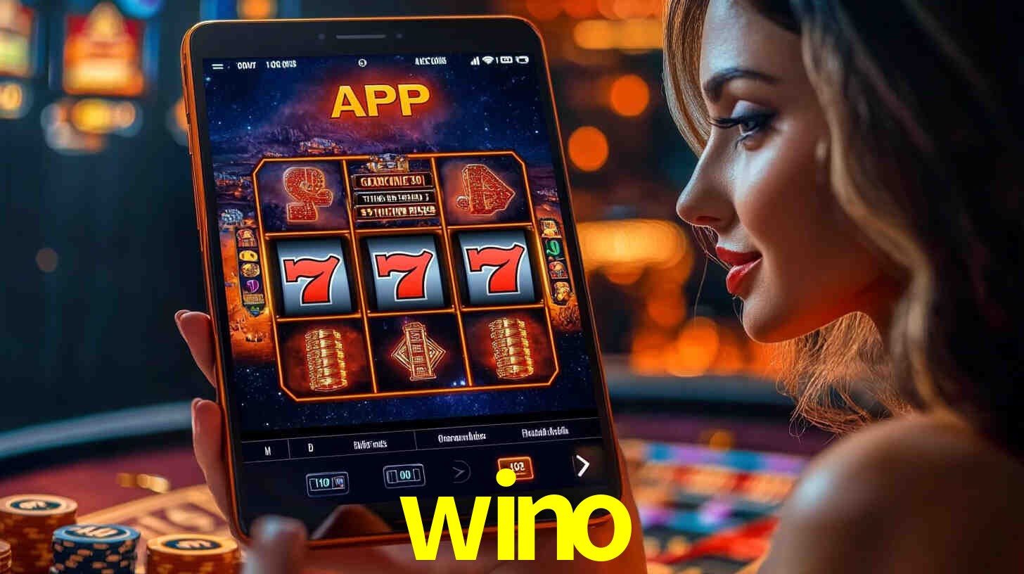Interfaz de la app móvil wino en un smartphone moderno